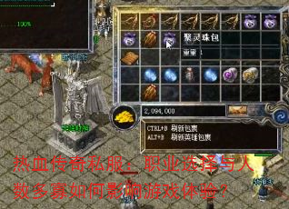 ��Ѫ����˽����ְҵѡ��������������Ӱ����Ϸ���飿