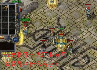 ����˽������ְҵ������װ����ʲô���֣�