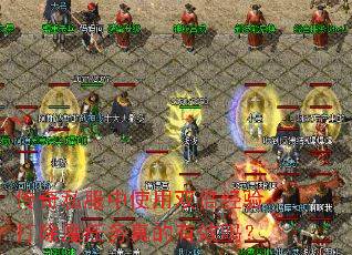 ����˽����ʹ��˫��������ħ���������Ч��