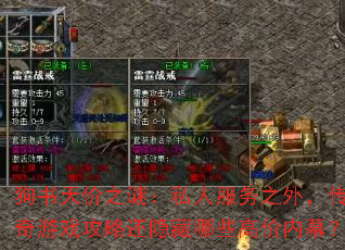 �������֮�գ�˽�˷���֮�⣬������Ϸ���Ի�������Щ�߼���Ļ��