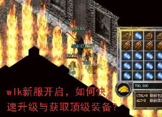 wlk新服开启,如何快速升级与获取顶级装备? wlk新服开启,如何快速升级与获取顶级装备?